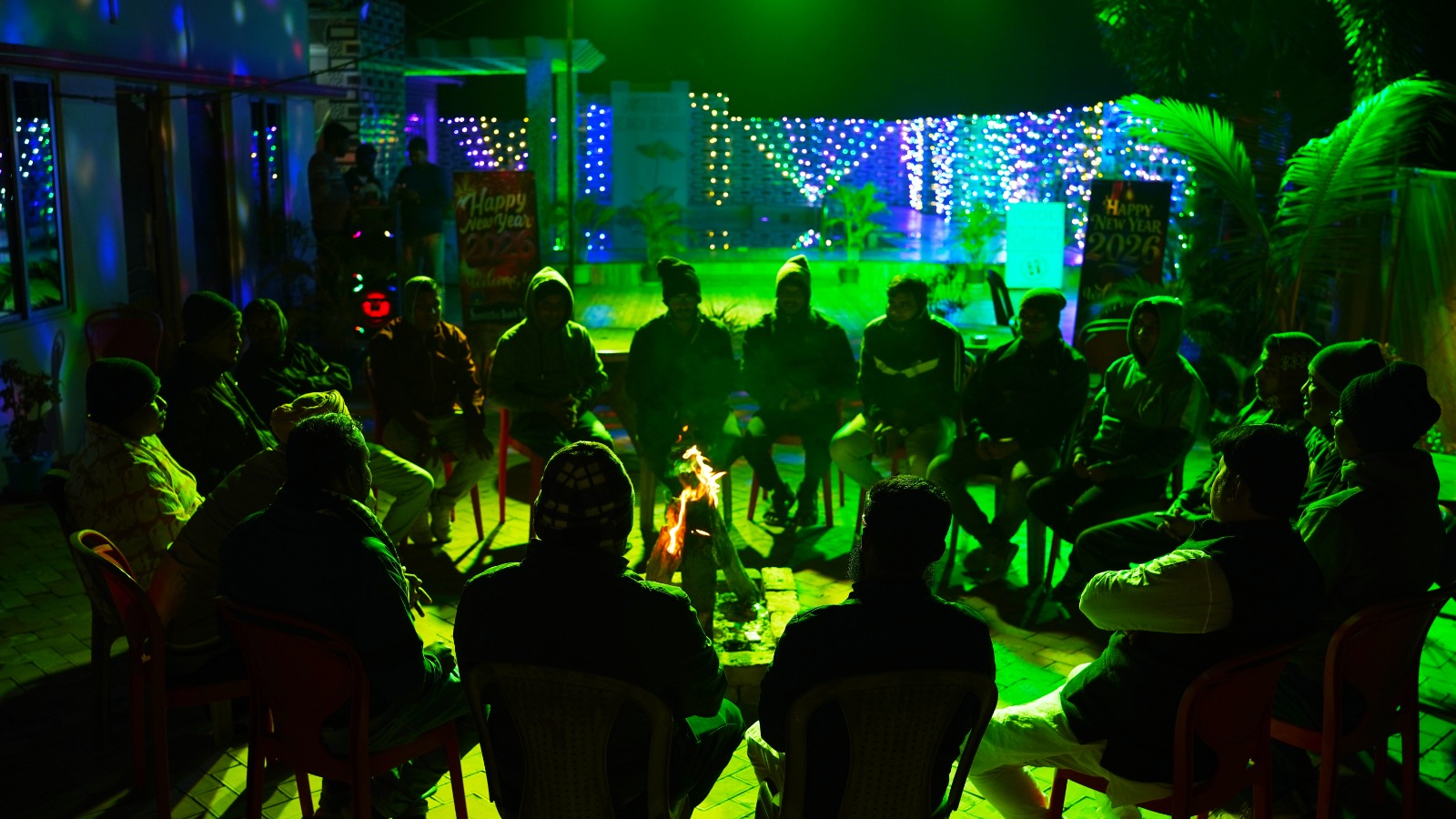 Evening Bonfire Gatherings at Samriddha Beach Resort