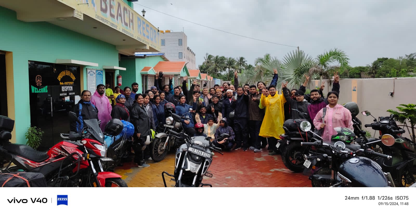 Motorcycle Tour Groups and Travel Clubs Welcomed at Samriddha Beach Resort Reception