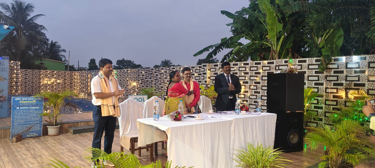 Poolside Evening Celebrations and Stage at Samriddha Beach Resort