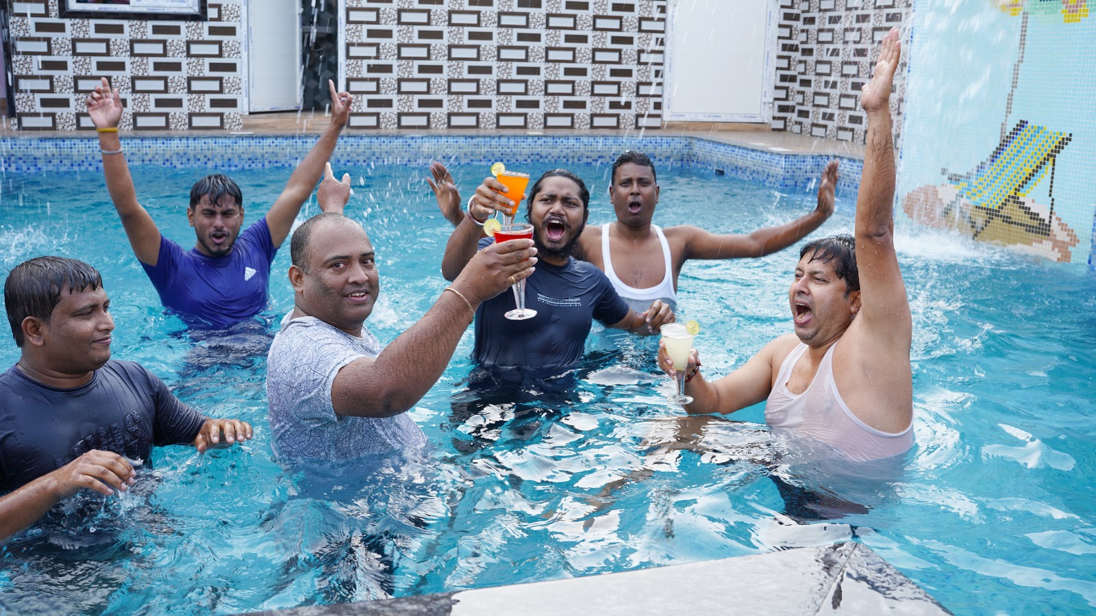 Poolside Celebration